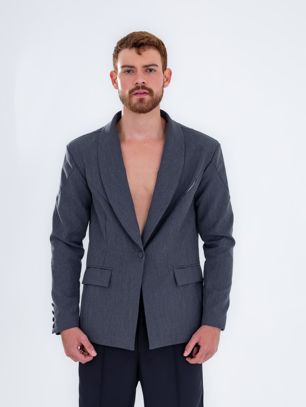 Blazer gris oscuro