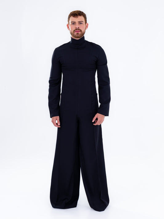 Men's Futuristic Midnight Jumpsuit