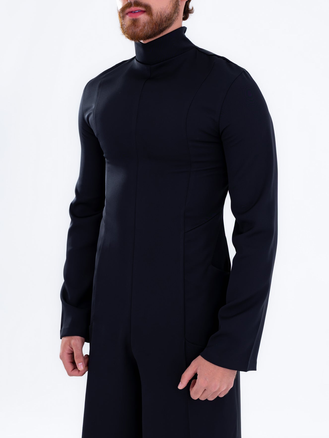 Mono futurista de medianoche para hombre