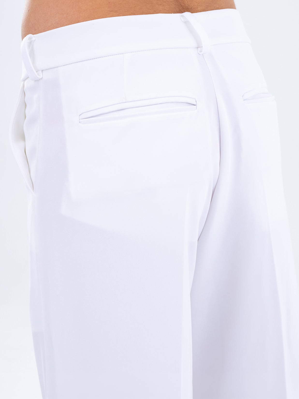 Classic White Trousers