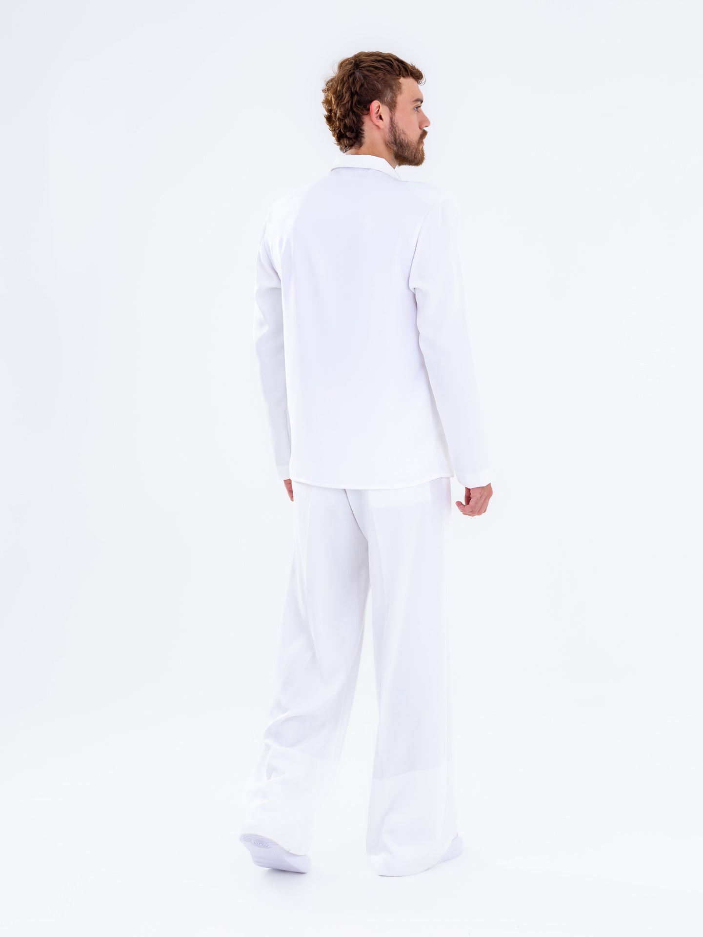 Fluid White Oversized Shirt