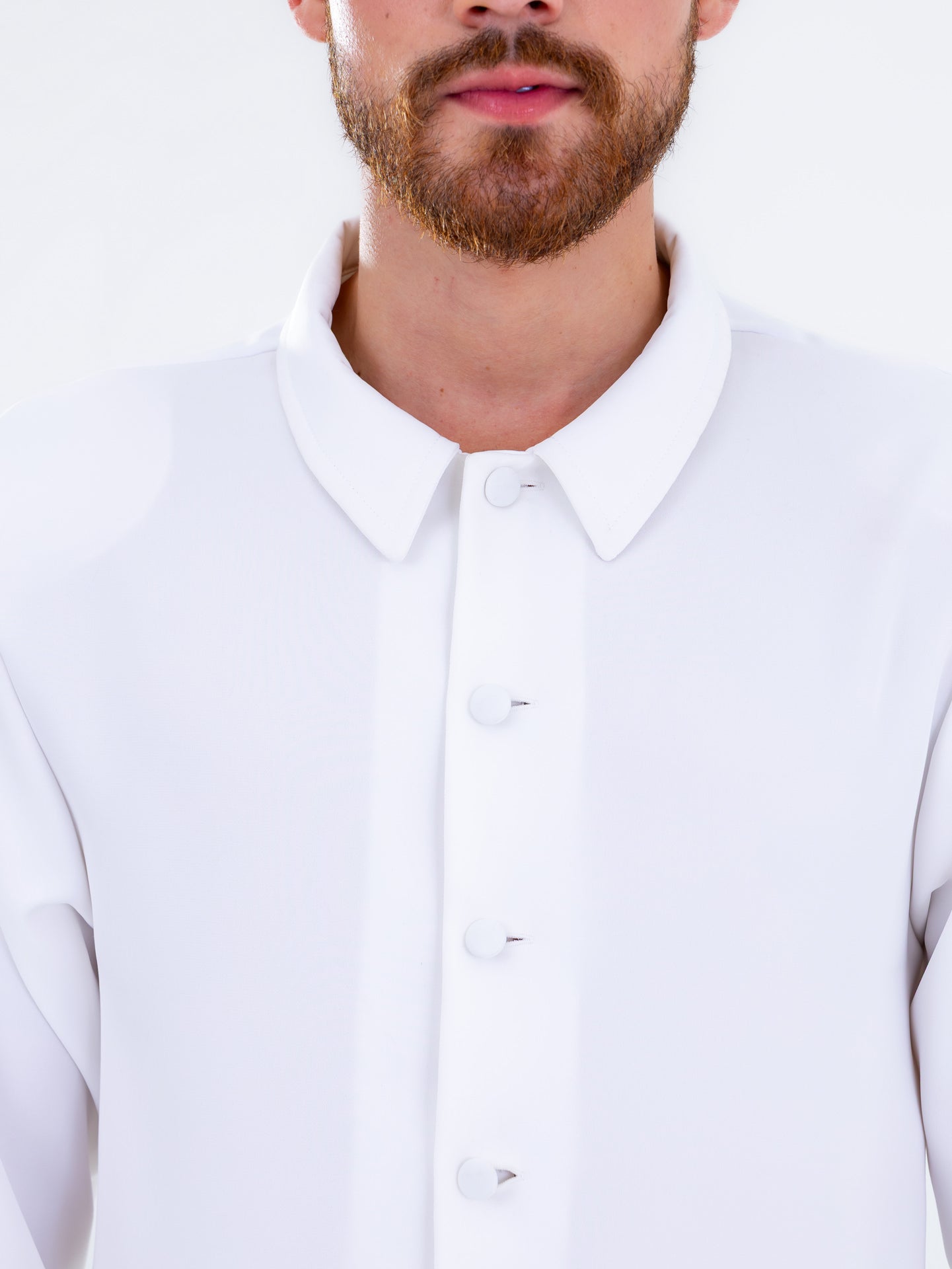 Fluid White Oversized Shirt