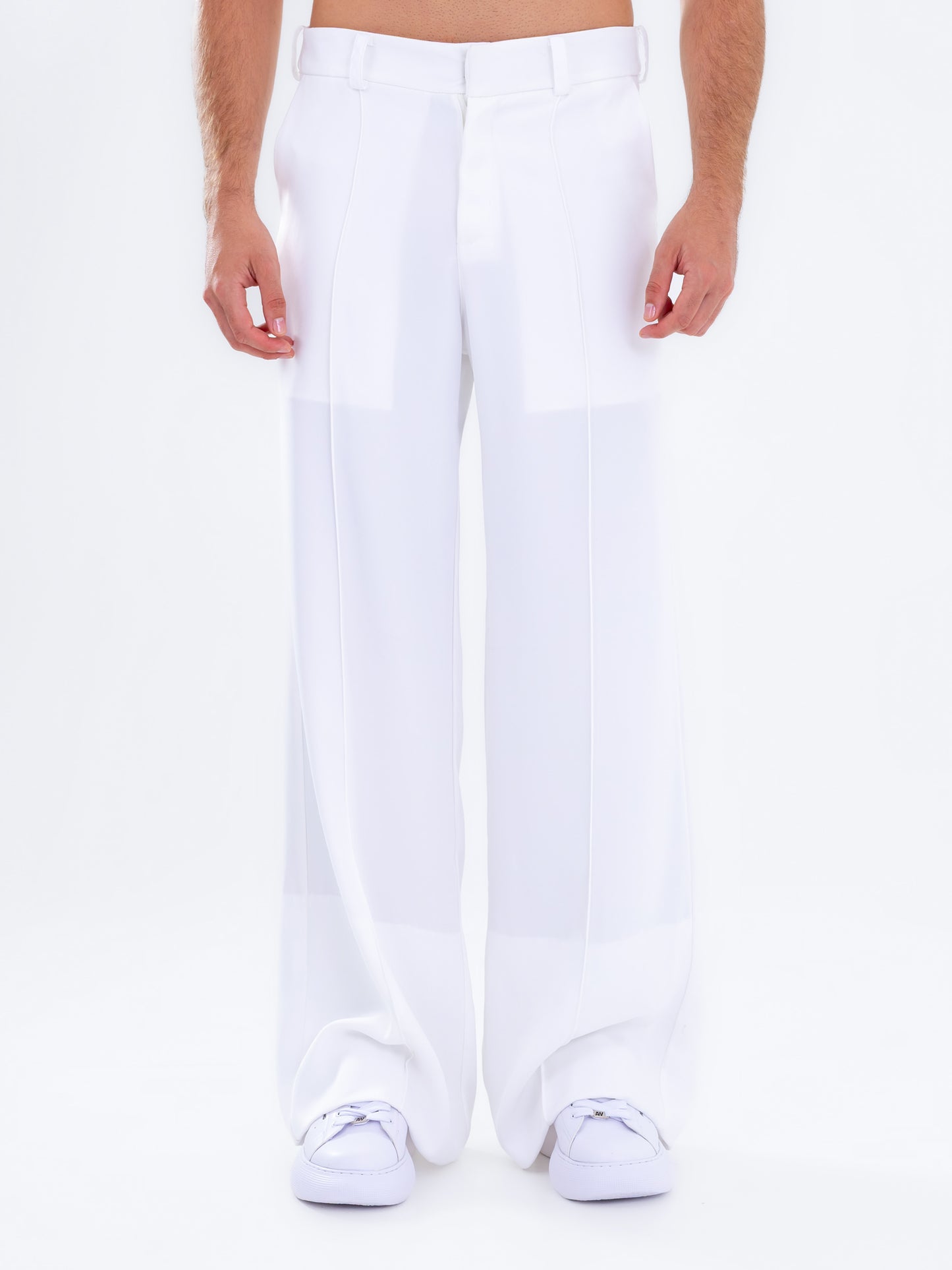 Classic White Trousers