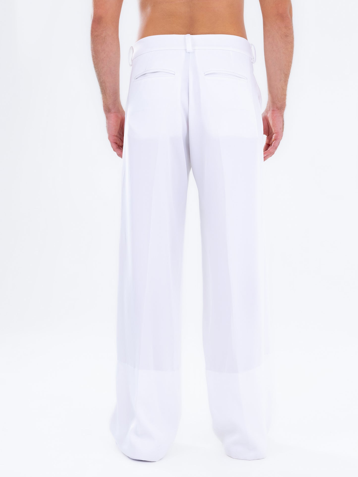 Classic White Trousers