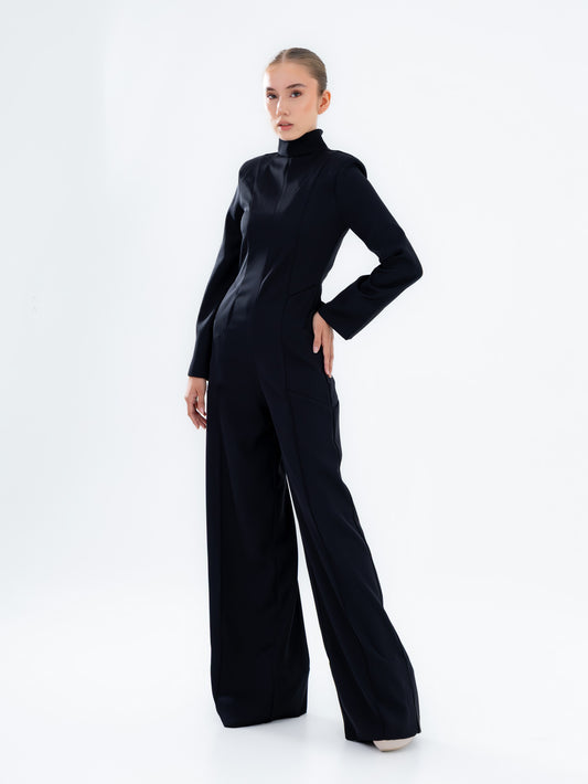 Women's Futuristic Midnight Jumpsuit