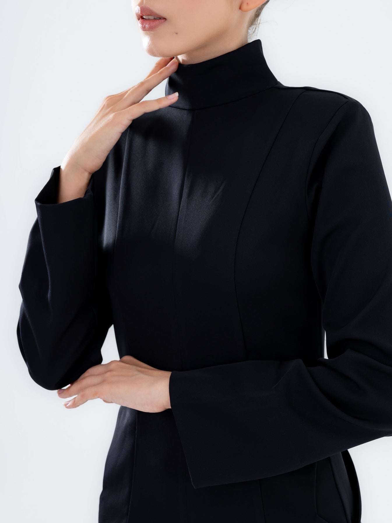 Mono futurista de medianoche para mujer