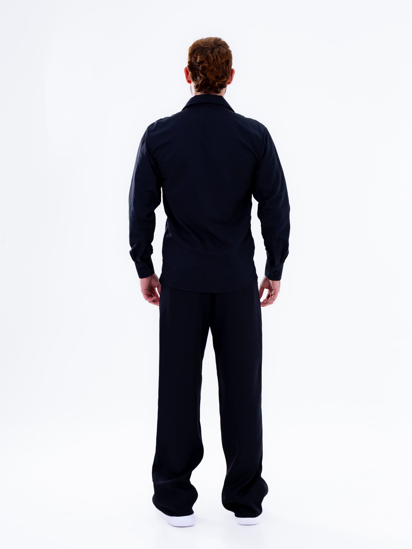 Camisa Negra Oversize Elegante