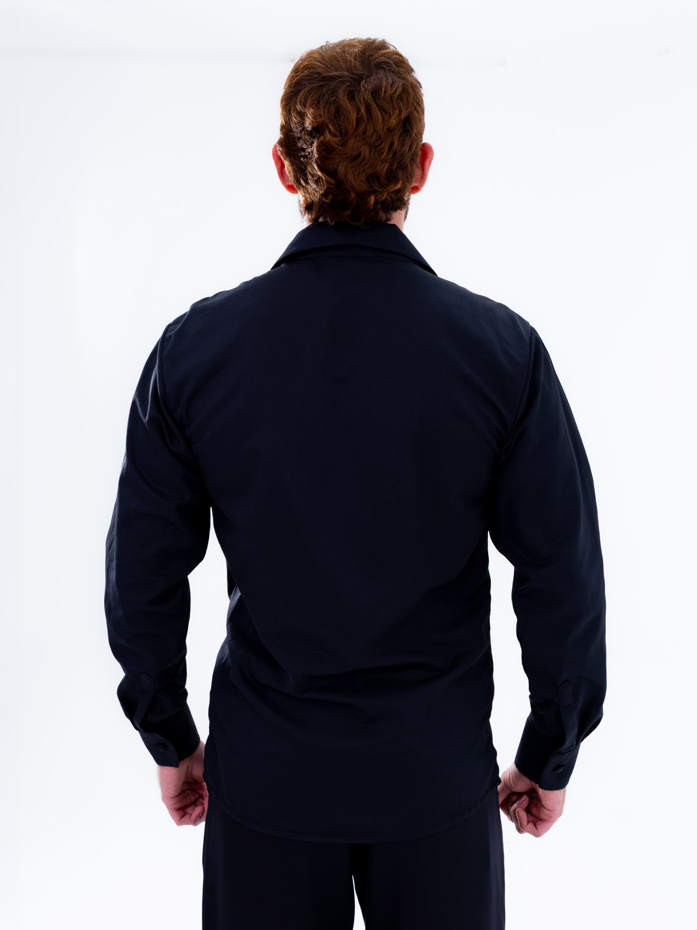 Camisa Negra Oversize Elegante