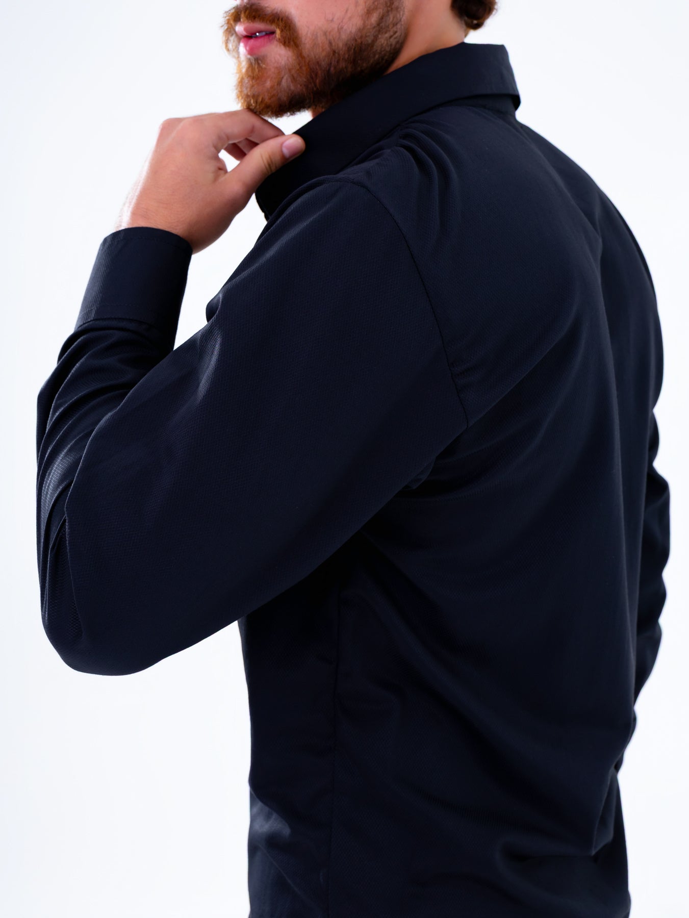 Camisa Negra Oversize Elegante