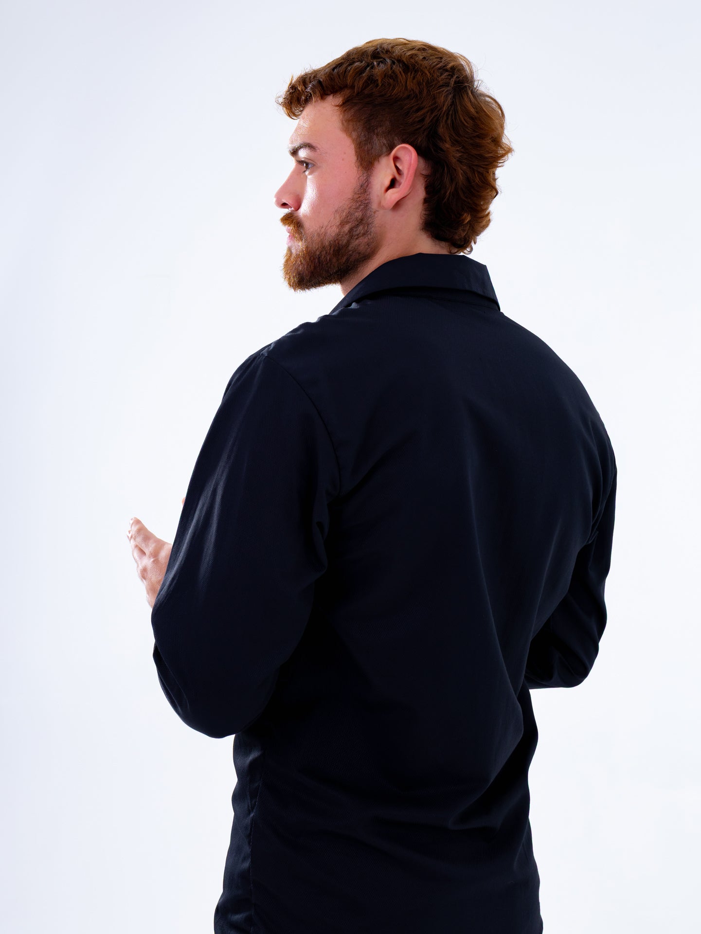 Camisa Negra Oversize Elegante