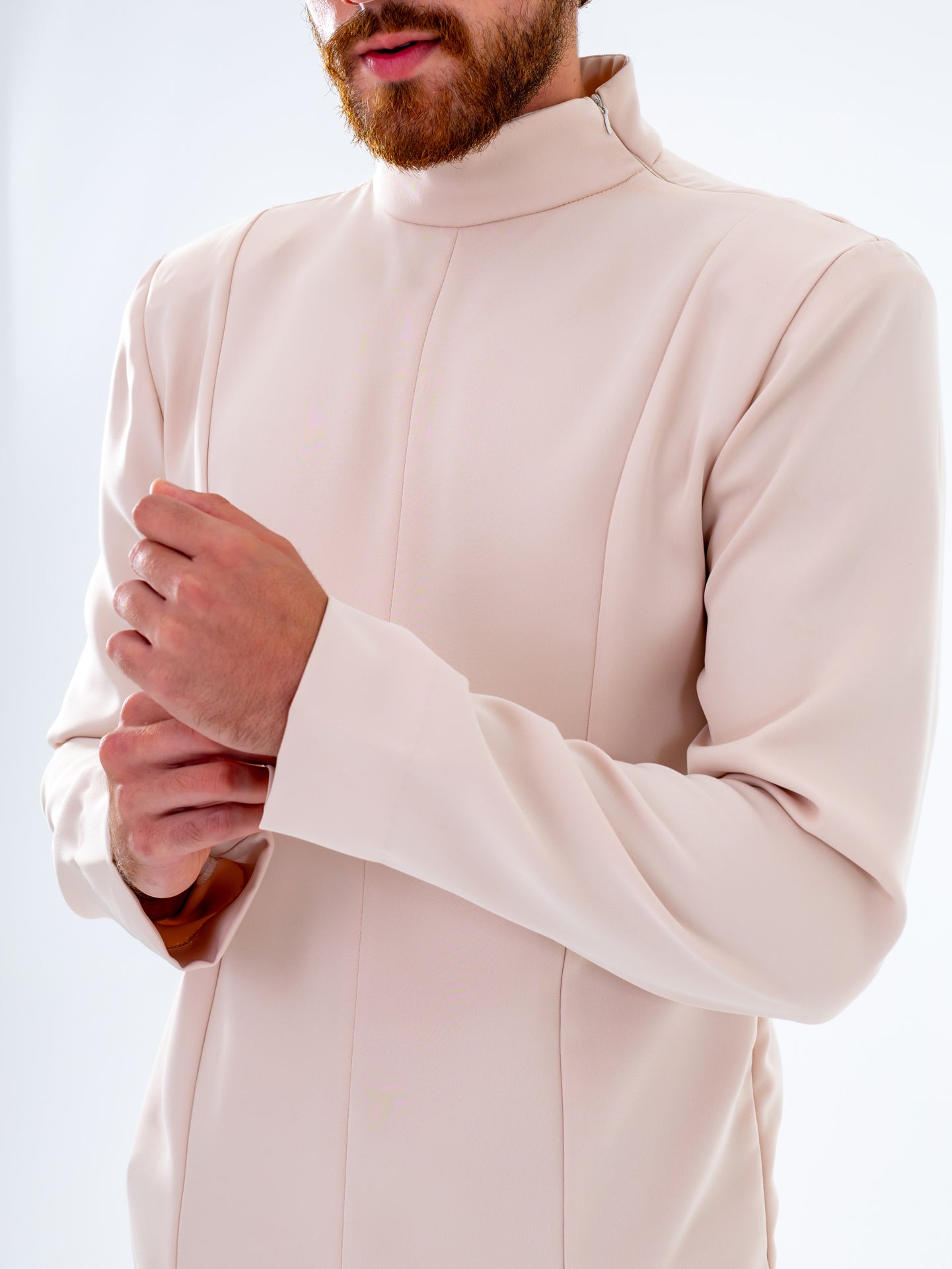 Futuristic Beige Shirt