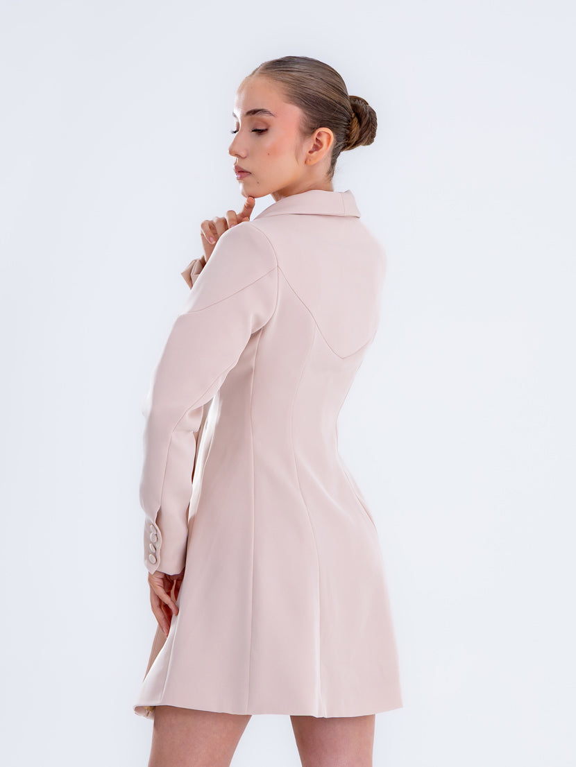 Ivory Rose Short Blazer Dress