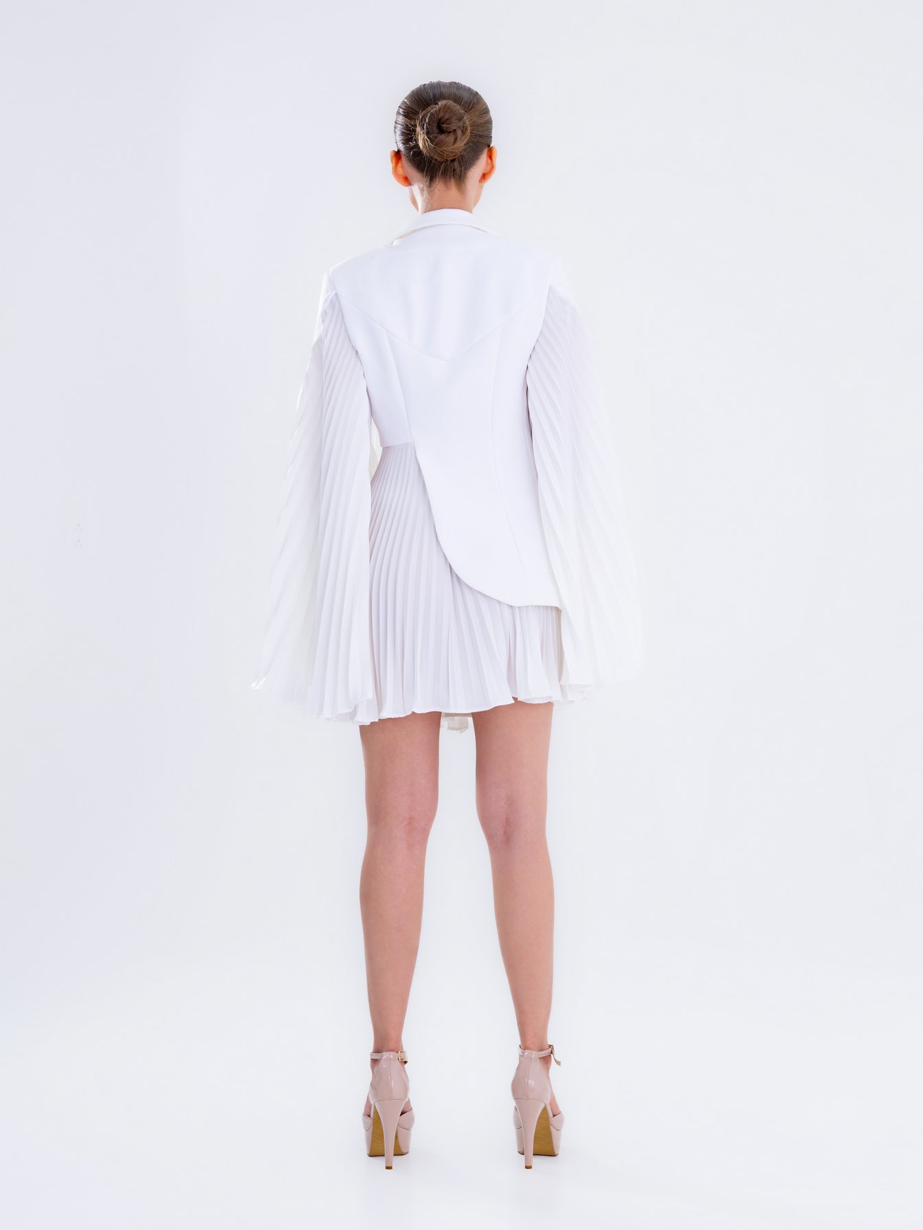 White Hybrid Blazer