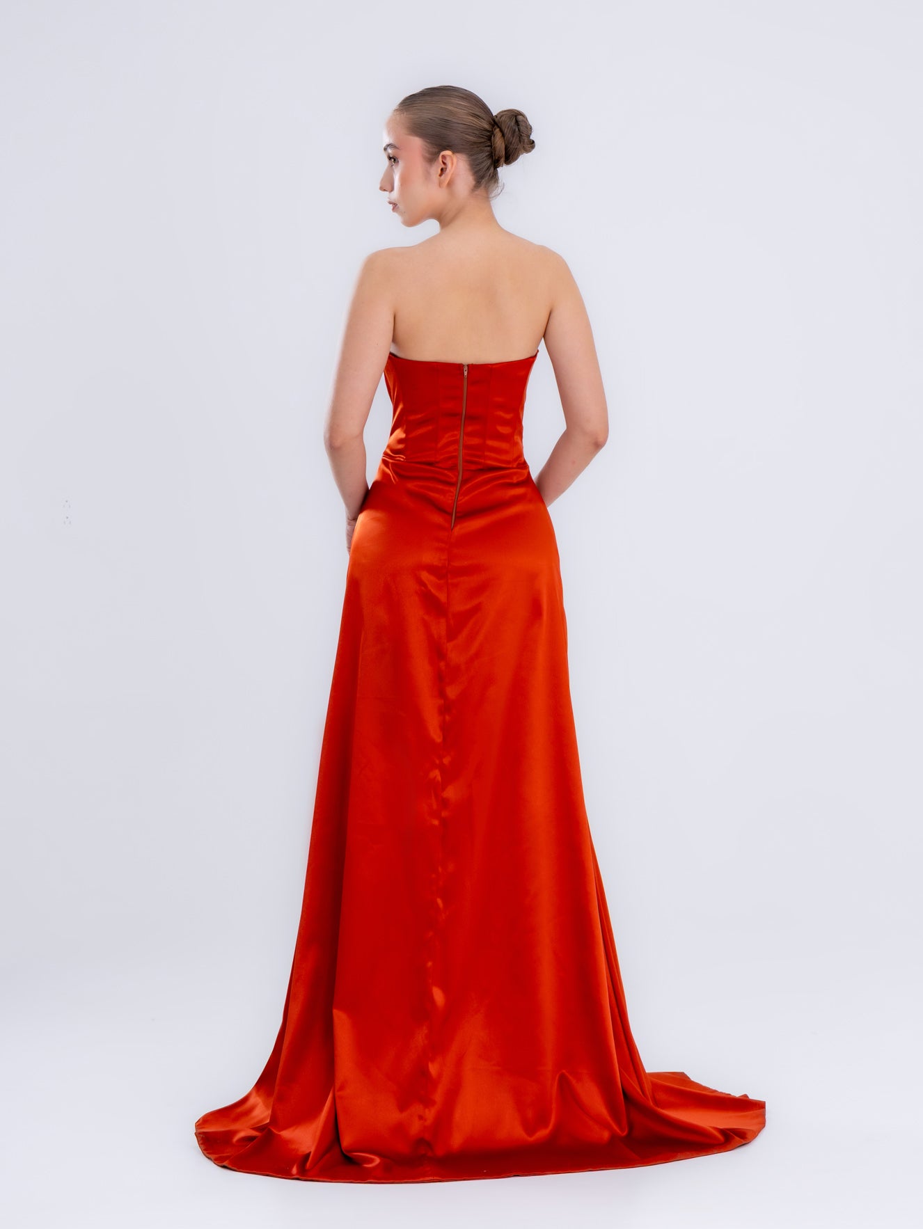 Red Evening Gala Gown