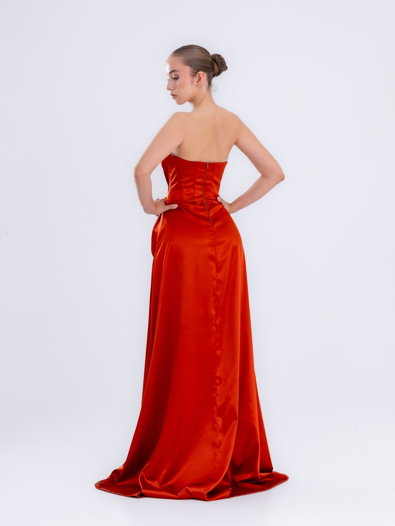 Red Evening Gala Gown