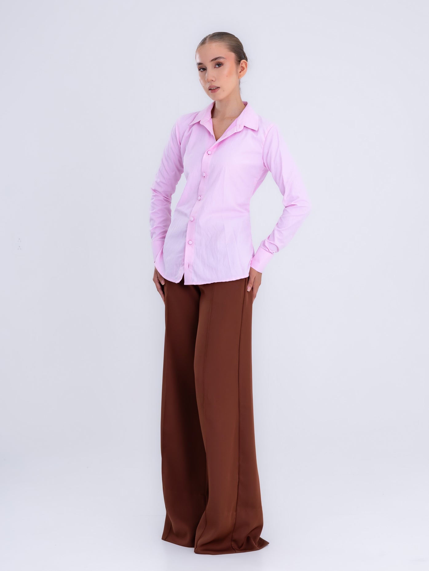 Light Pink Classic Collar Poplin Shirt
