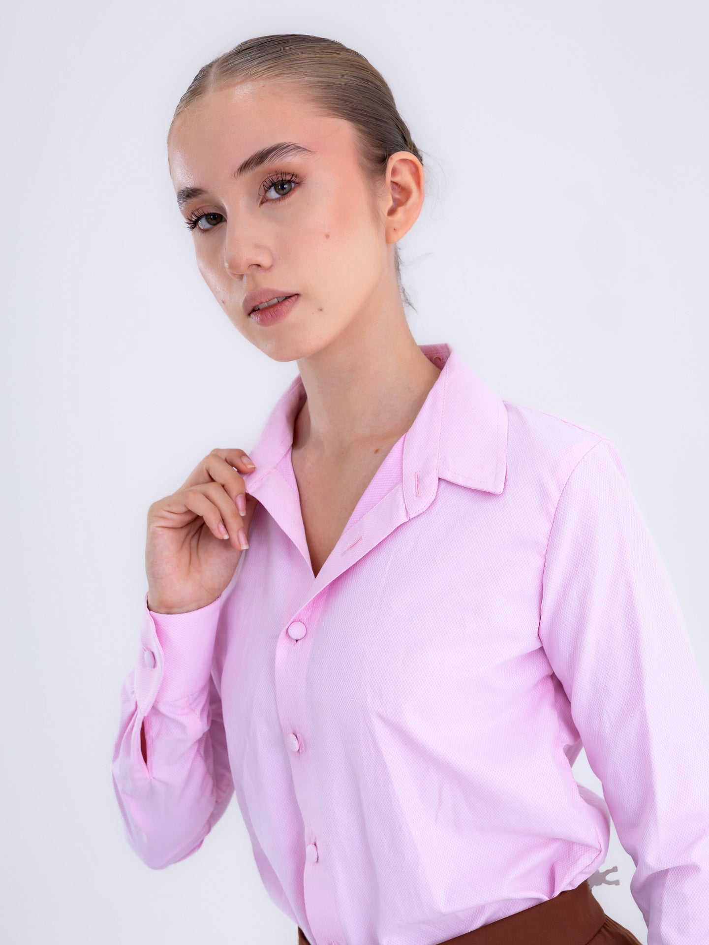 Light Pink Classic Collar Poplin Shirt