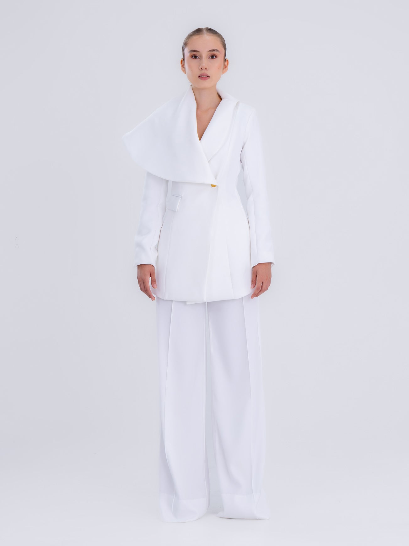 Snow White Cape Blazer