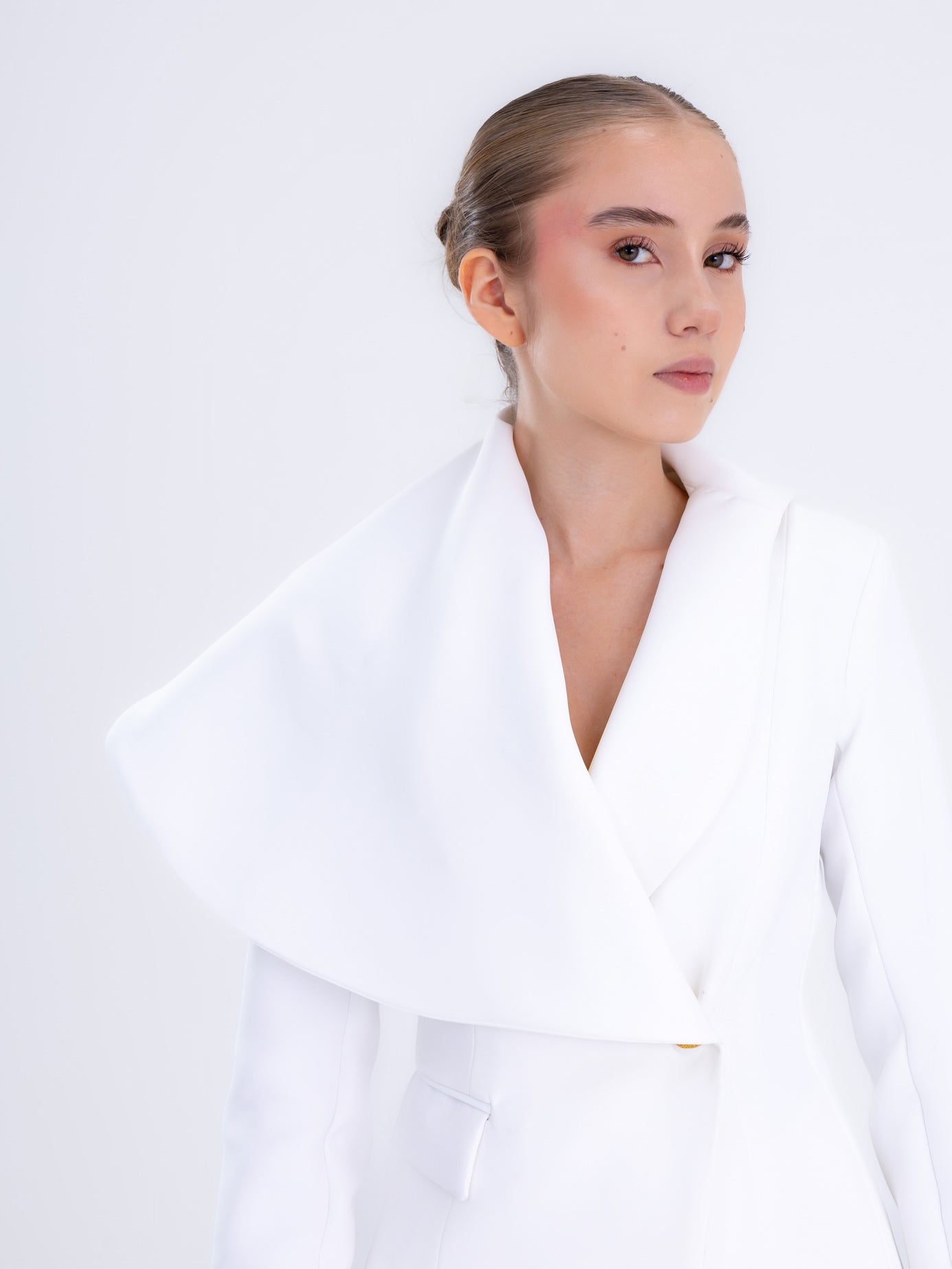 Snow White Cape Blazer