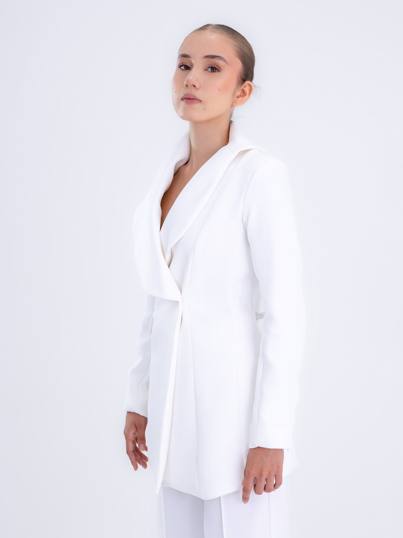 Snow White Cape Blazer