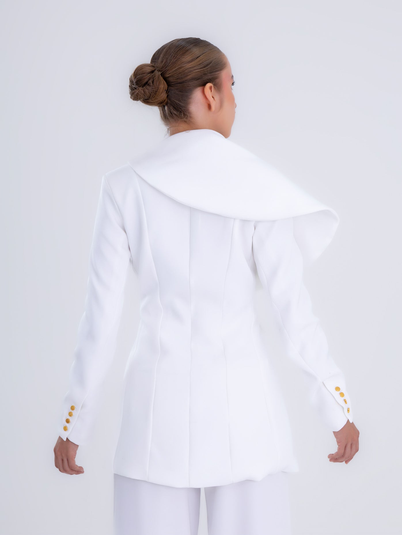 Snow White Cape Blazer
