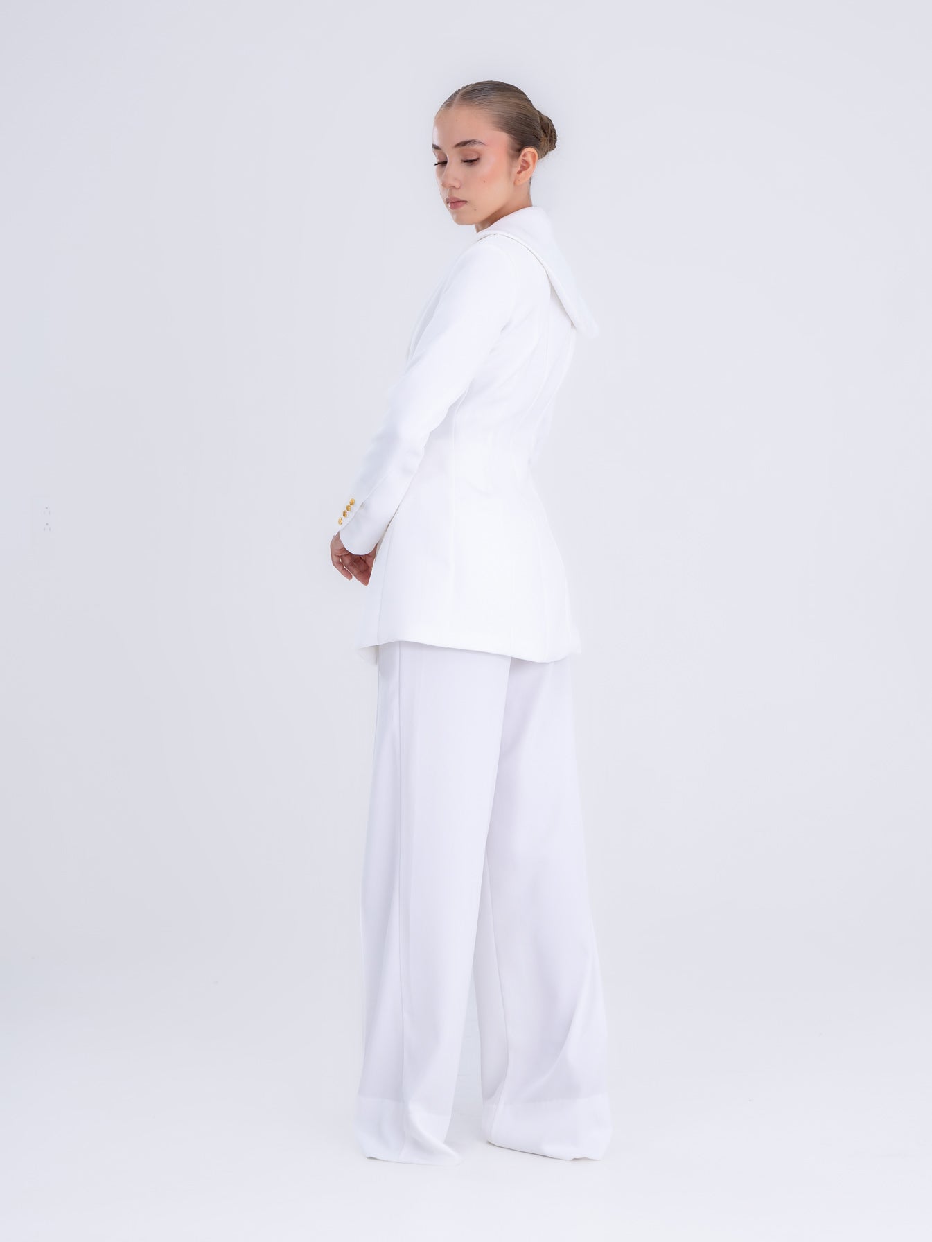 Snow White Cape Blazer