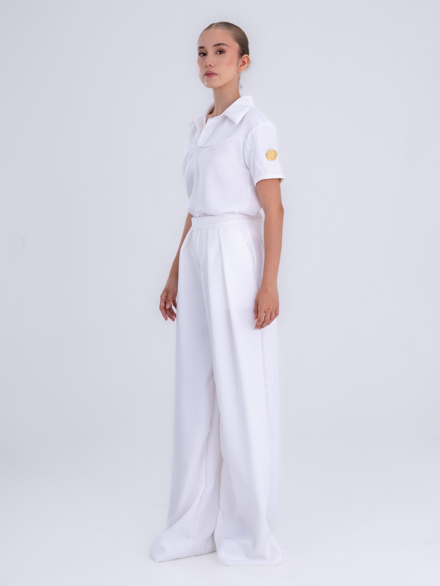 Snow White Tailored Blouse