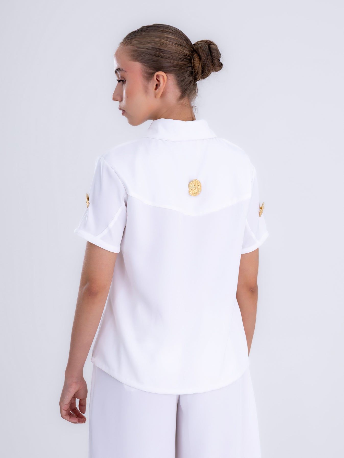 Snow White Tailored Blouse