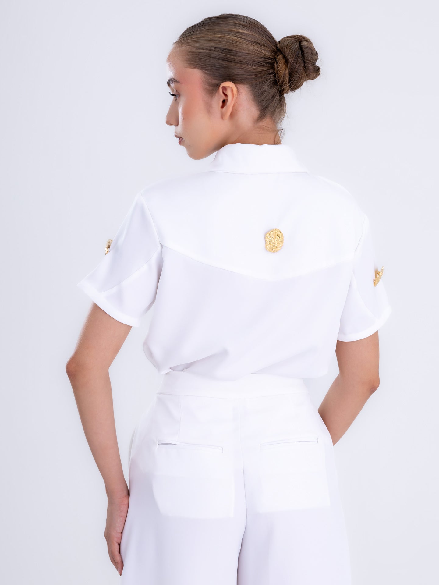 Snow White Tailored Blouse