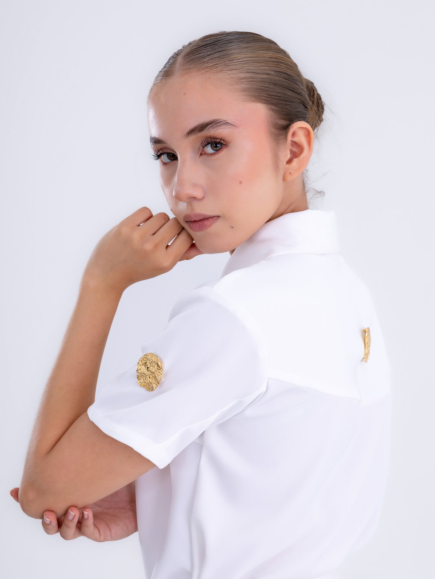 Snow White Tailored Blouse