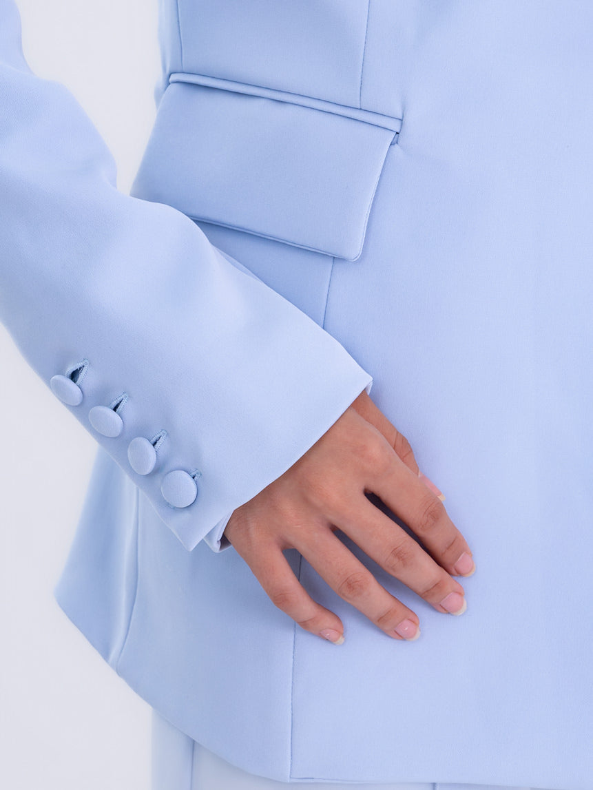 Sky Blue Tailored Blazer
