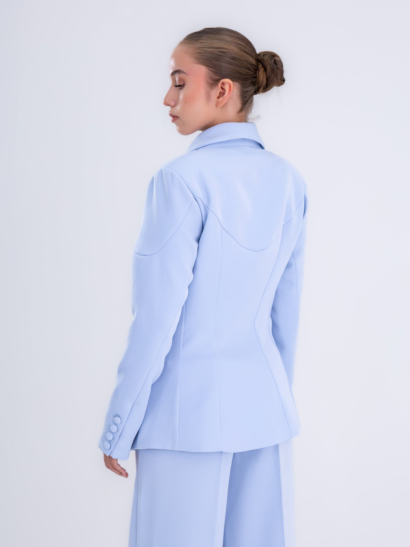Sky Blue Tailored Blazer