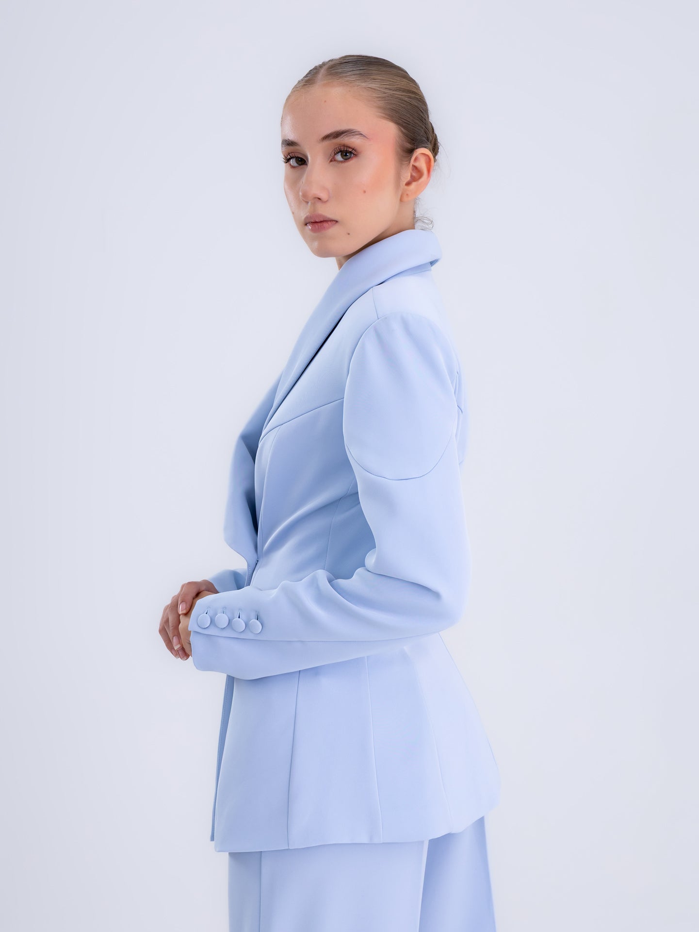 Sky Blue Tailored Blazer