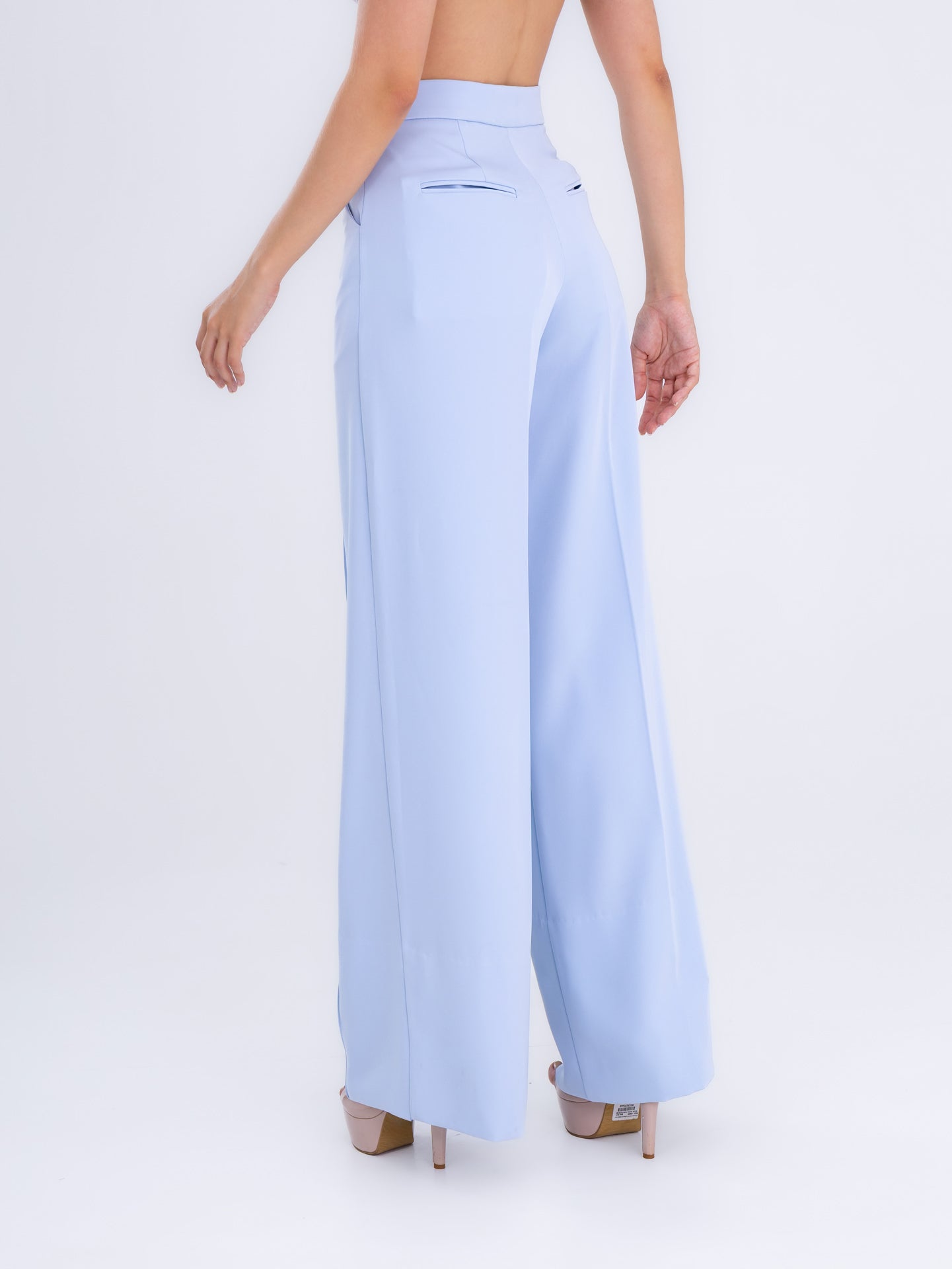 Pantalón ancho azul cielo