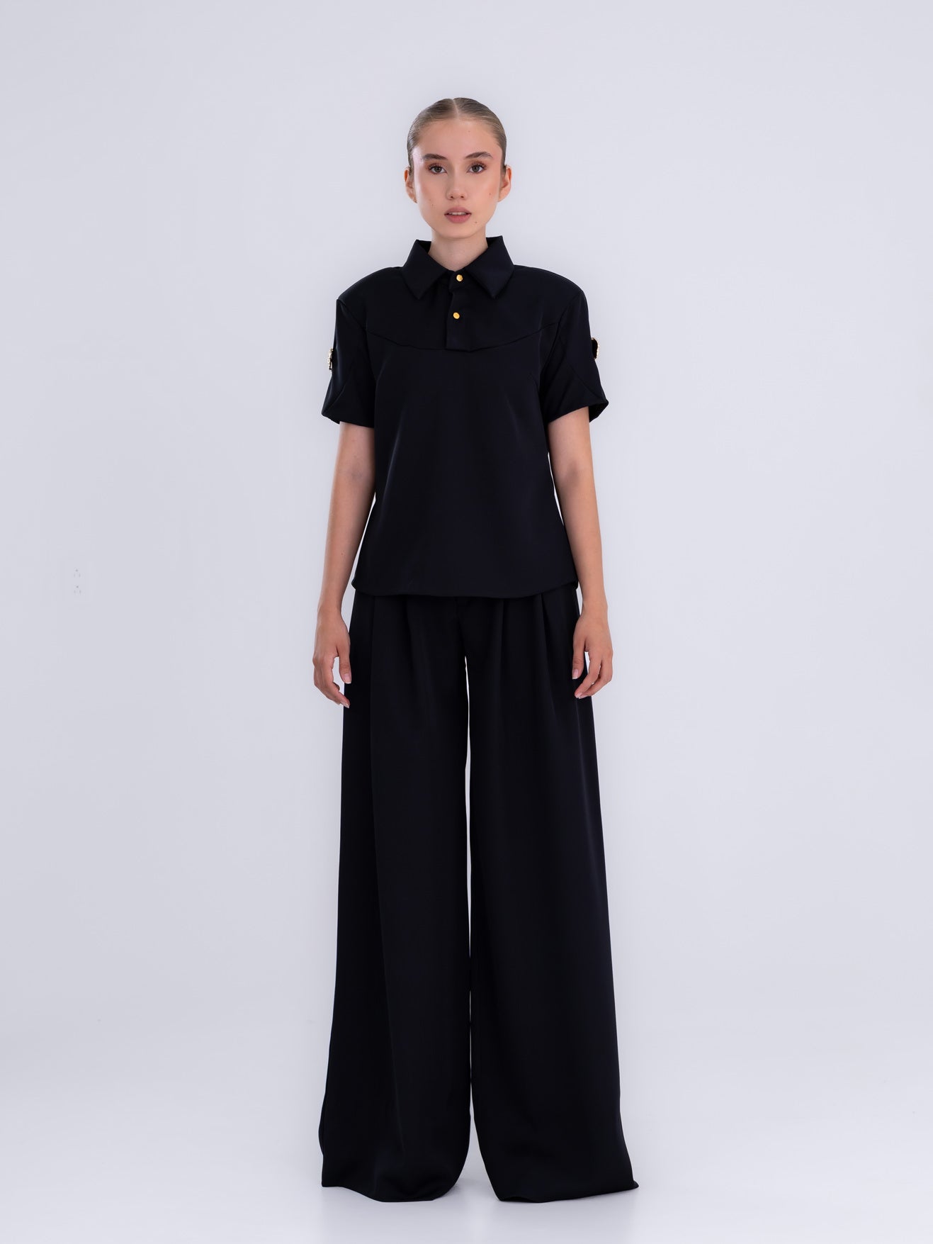 Blusa entallada Midnight