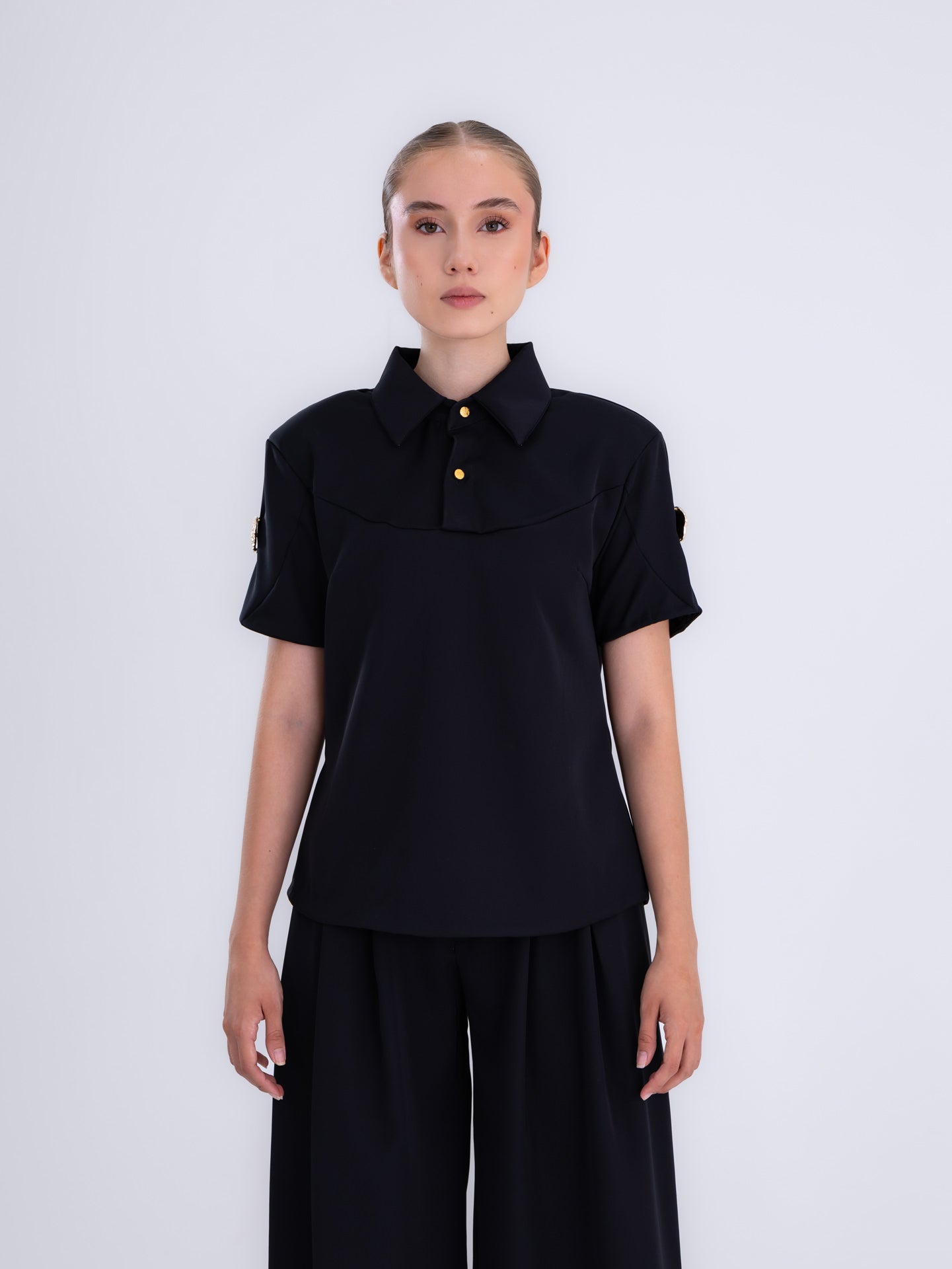 Blusa entallada Midnight