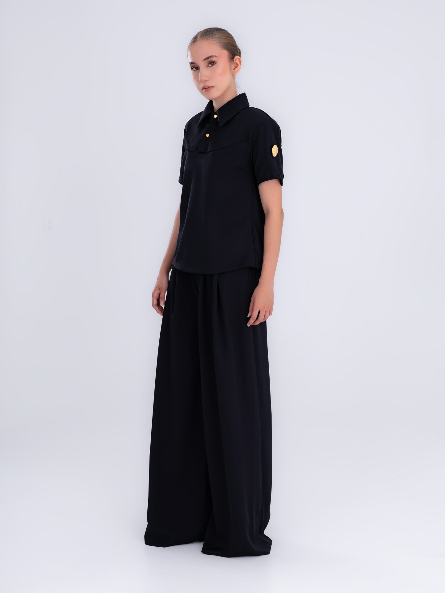 Blusa entallada Midnight