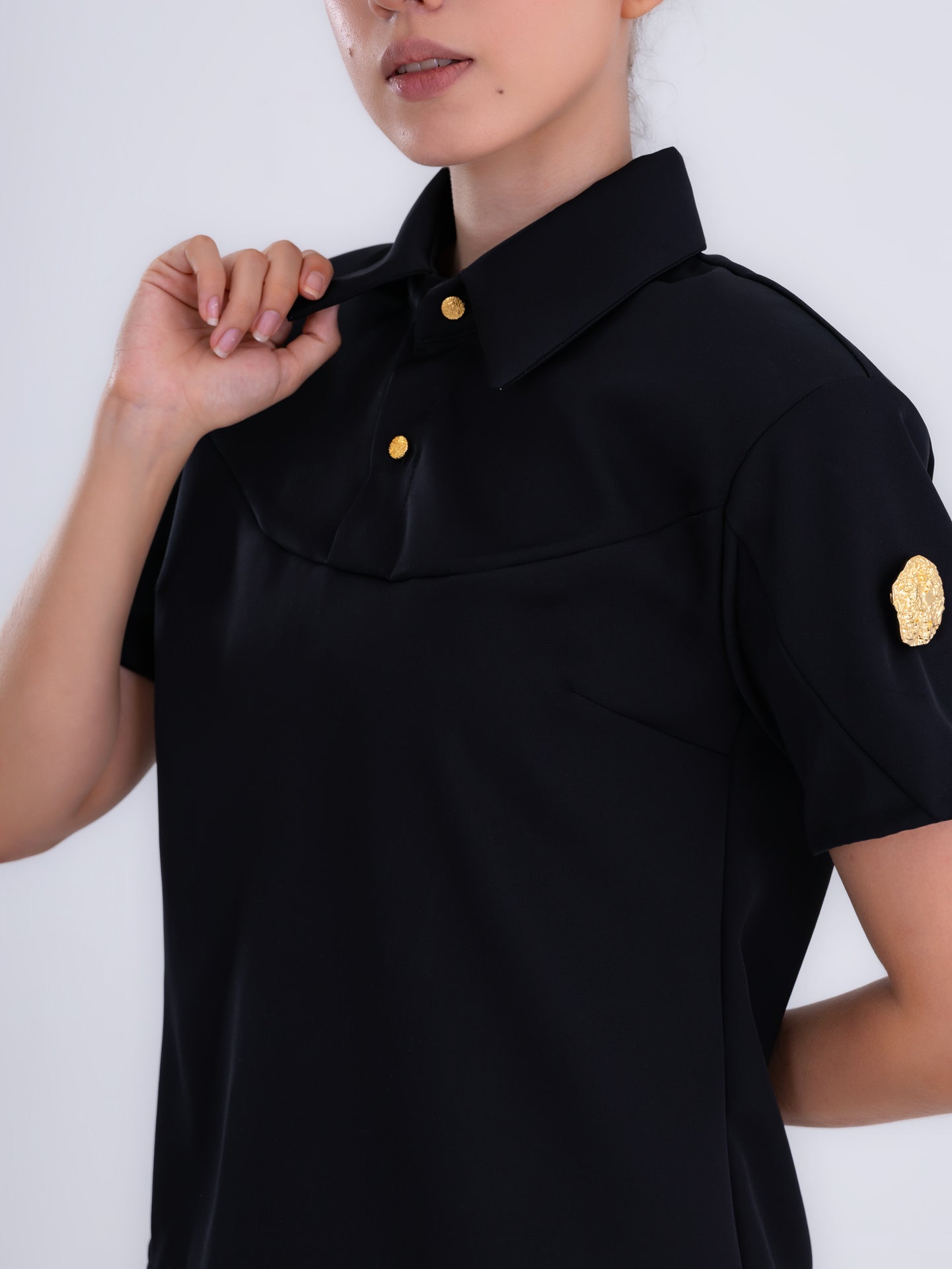 Blusa entallada Midnight
