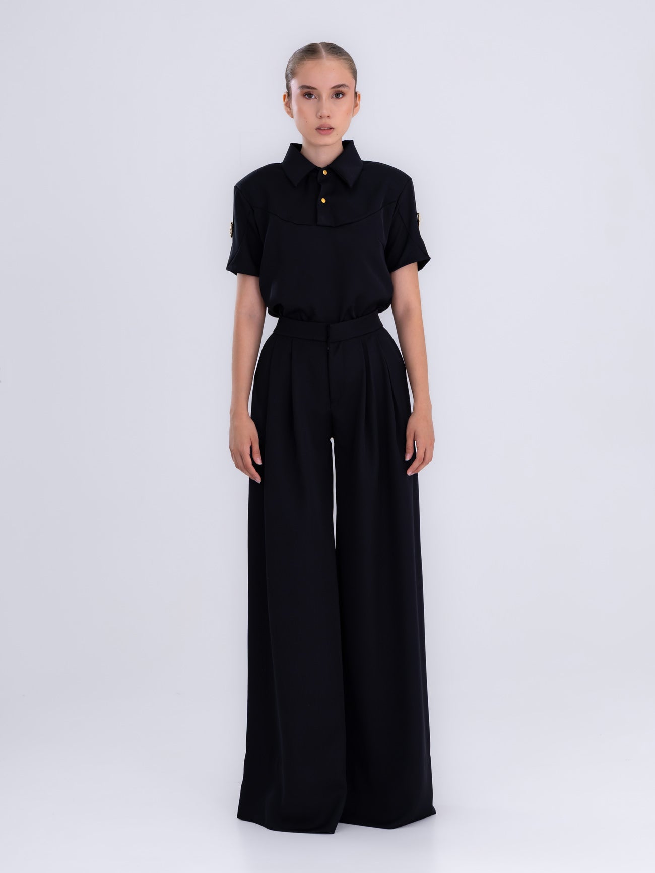 Blusa entallada Midnight