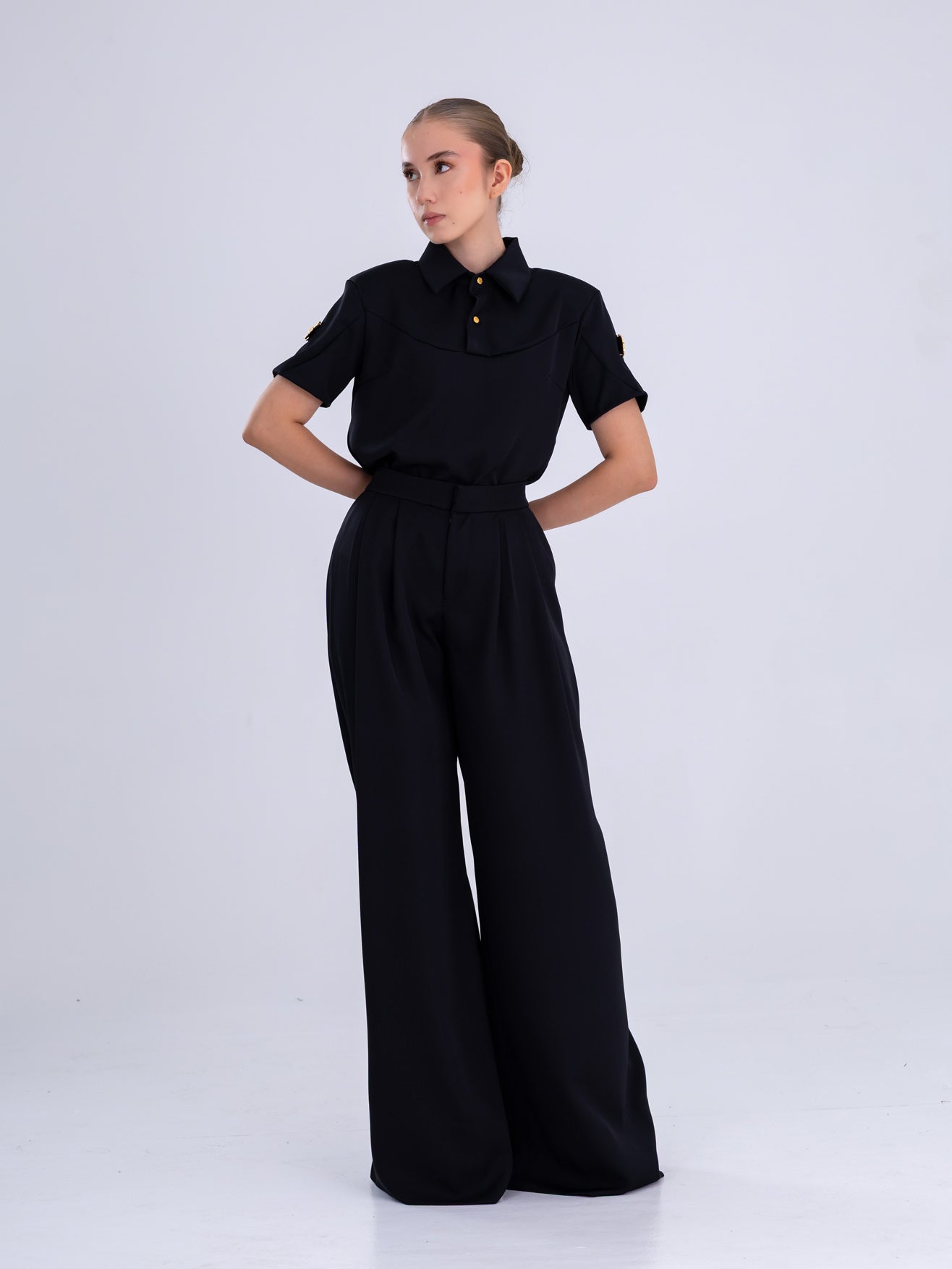 Blusa entallada Midnight