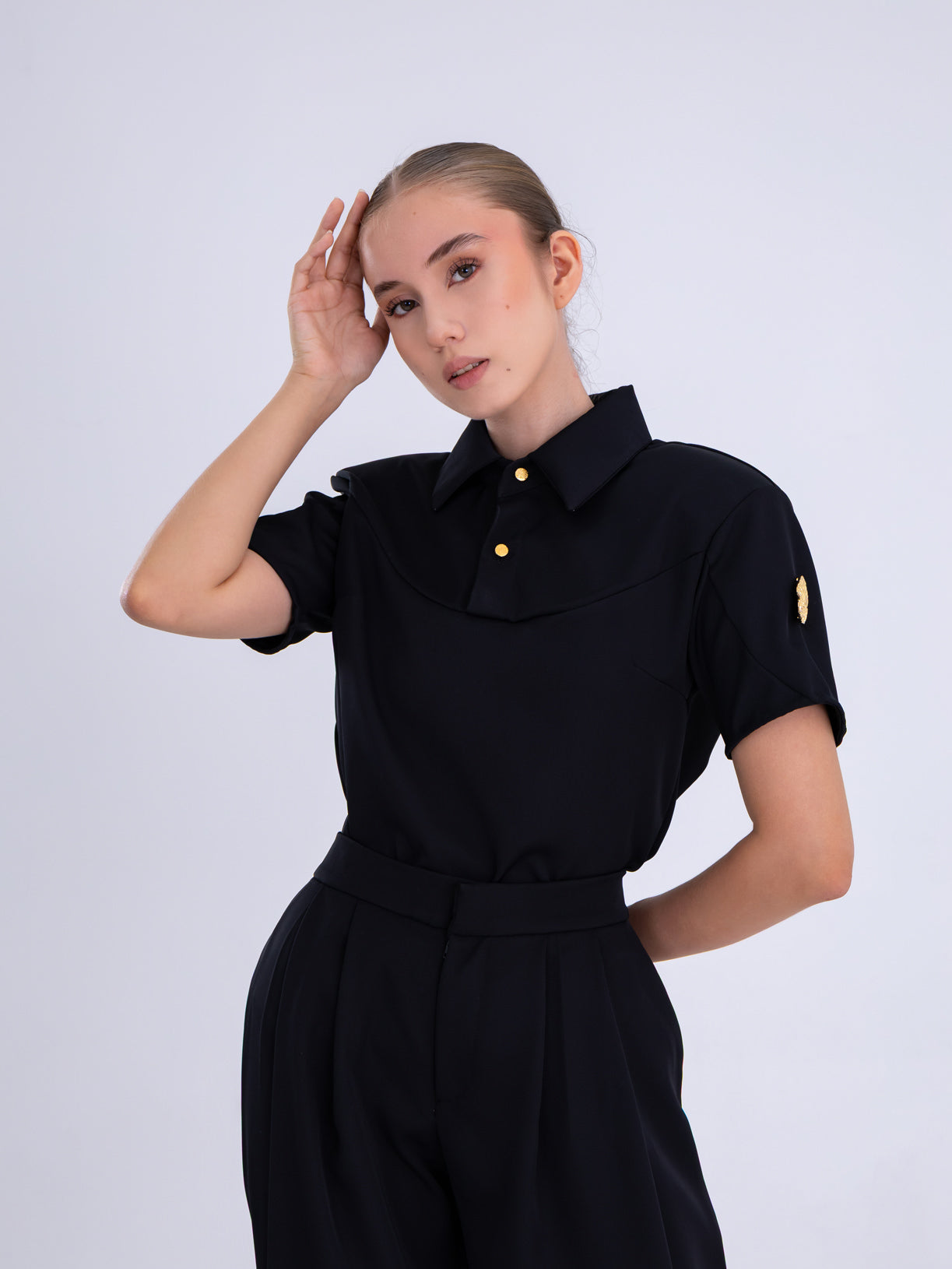 Blusa entallada Midnight