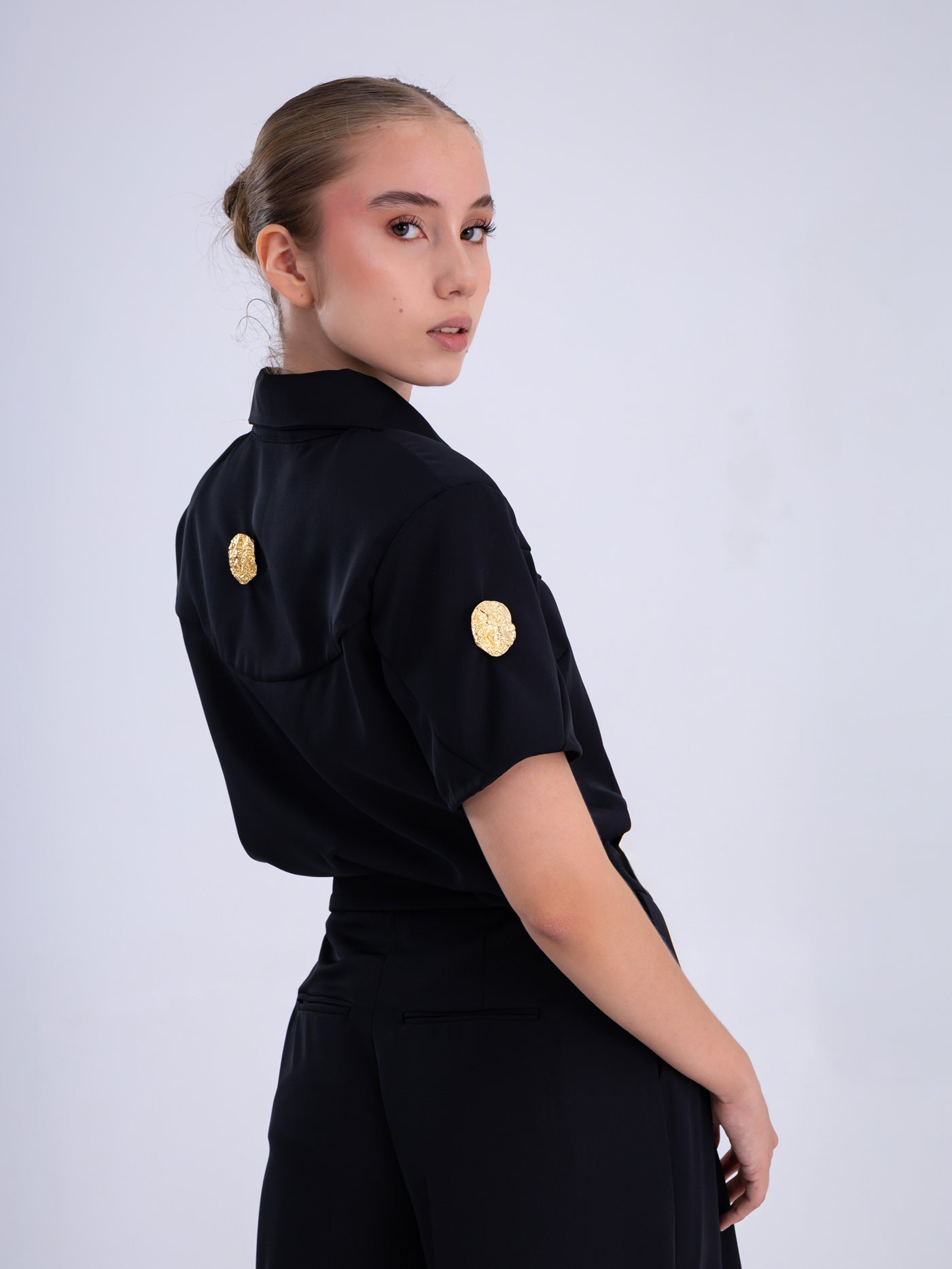 Blusa entallada Midnight