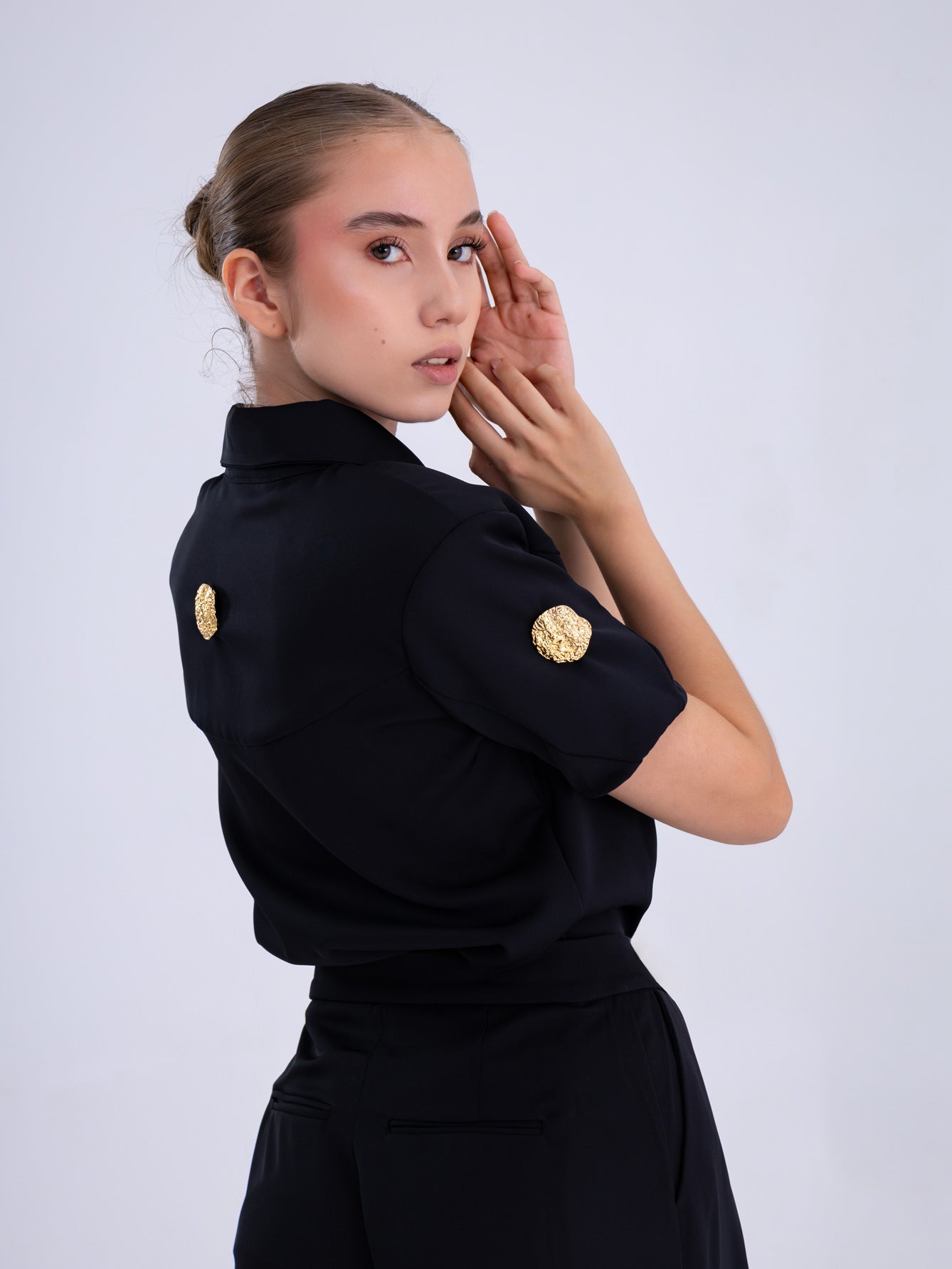 Blusa entallada Midnight