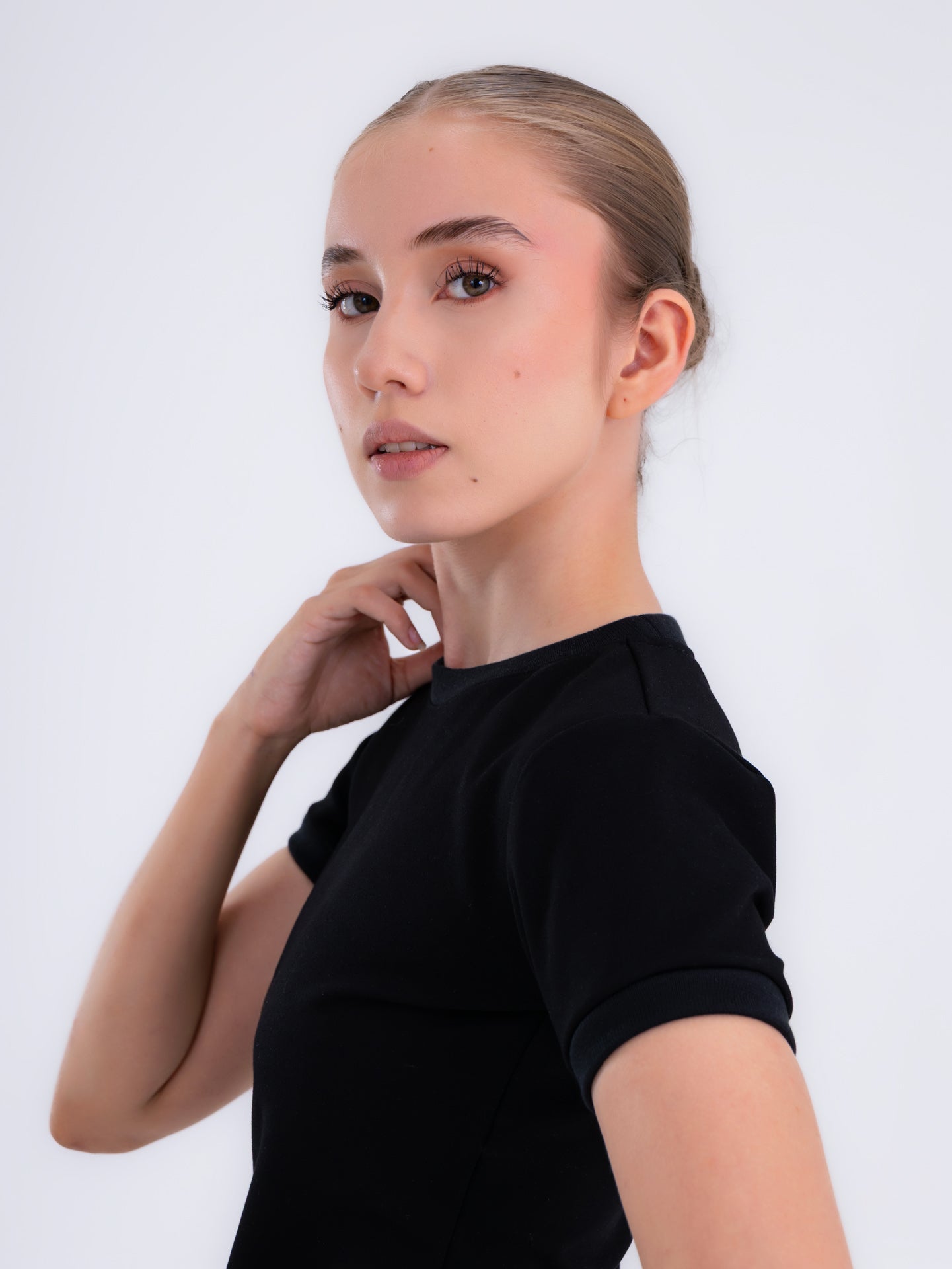 Camiseta básica negra azabache