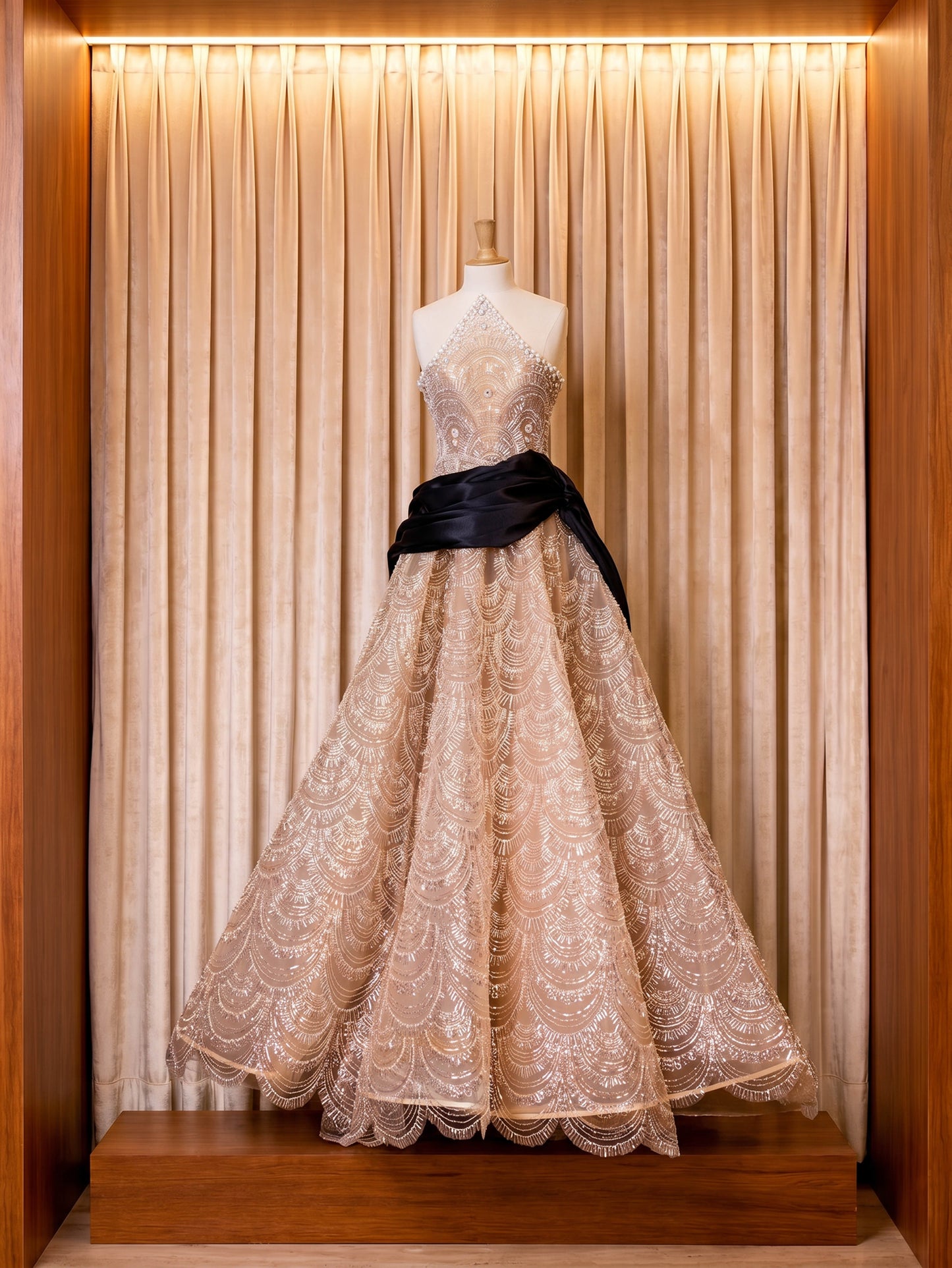 "White Mourning" Gala Dress