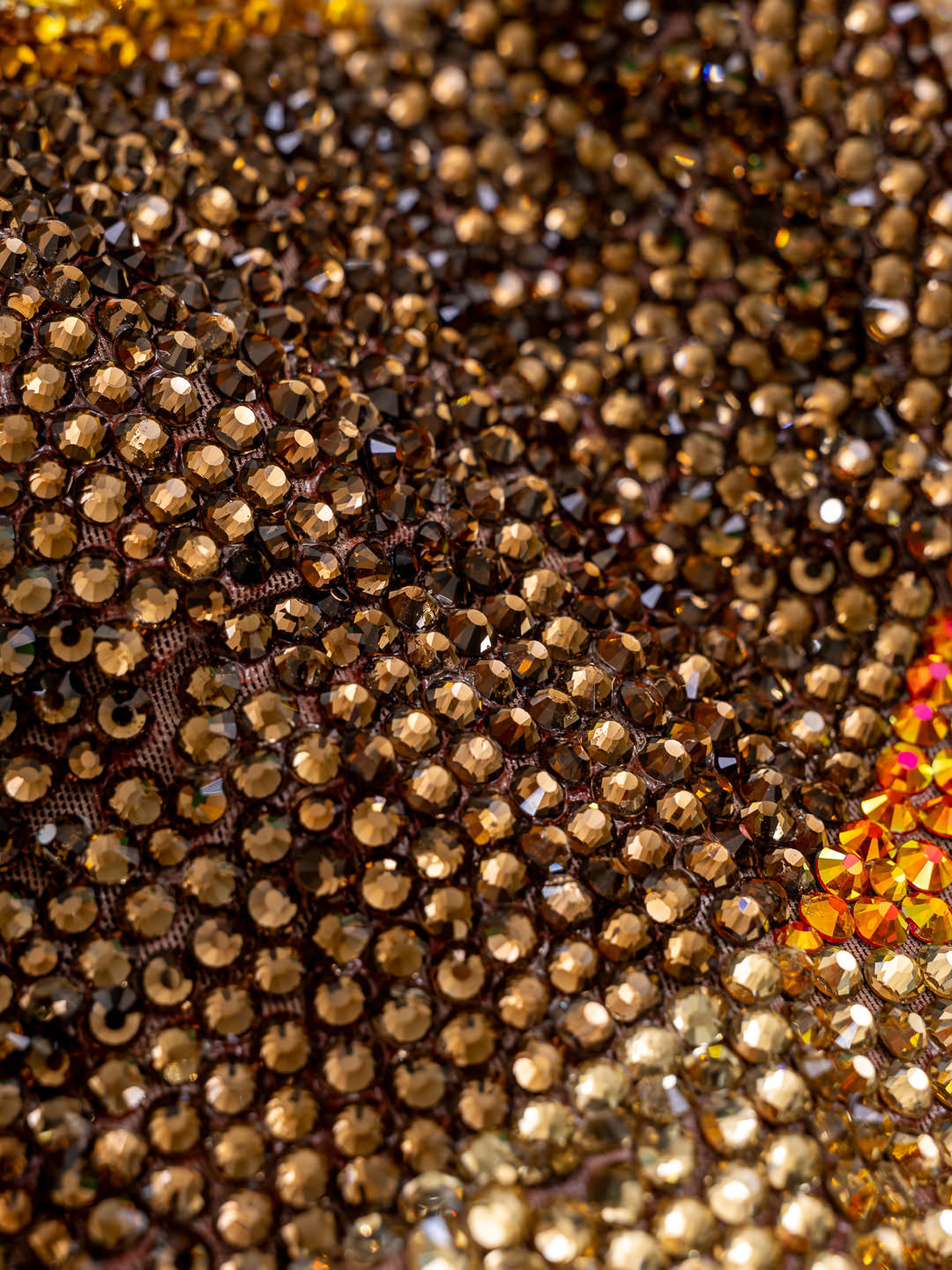 Vestido de gala Mostaza y Dorado
