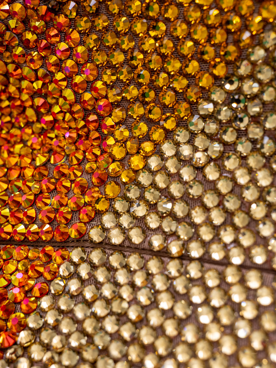 Vestido de gala Mostaza y Dorado