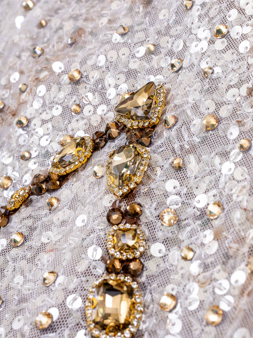 Vestido de gala Ámbar y Plata